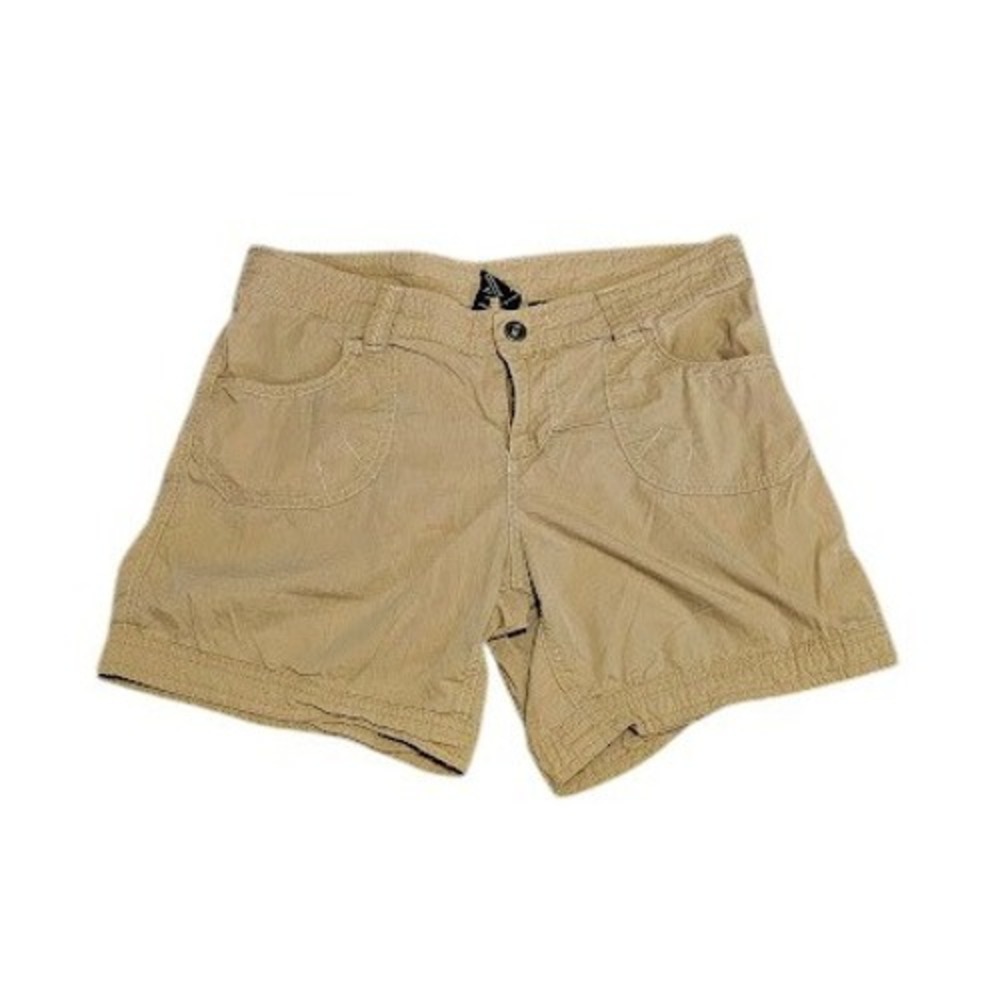 Kuhl Kontra Shorts Women 10 Tan Canvas Stretch Active Hiking Outdoor Utility